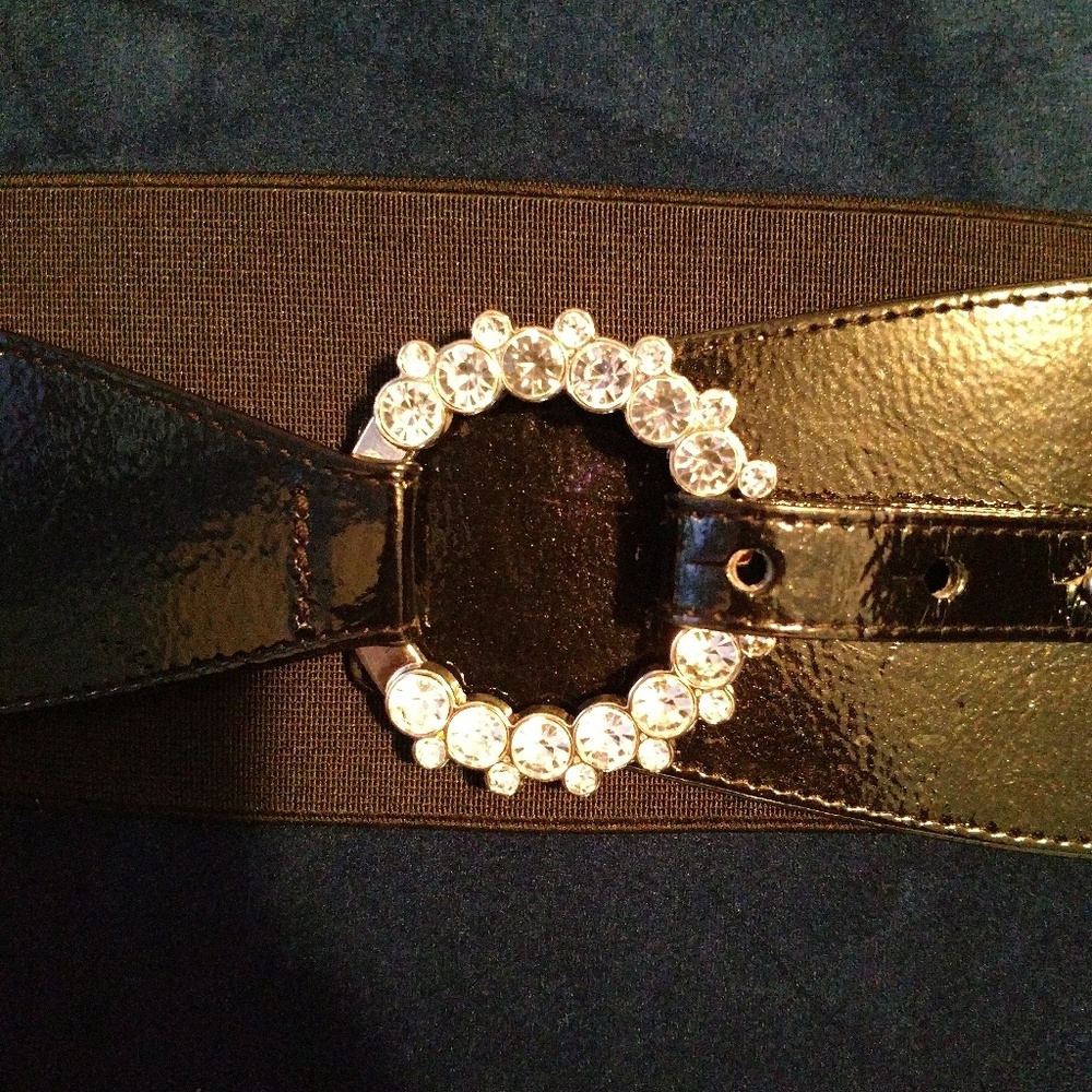 Black wide belt